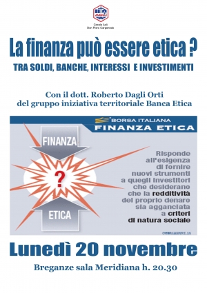 La finanza può essere etica